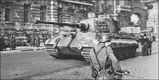 The King Tiger In Budapest, 1944